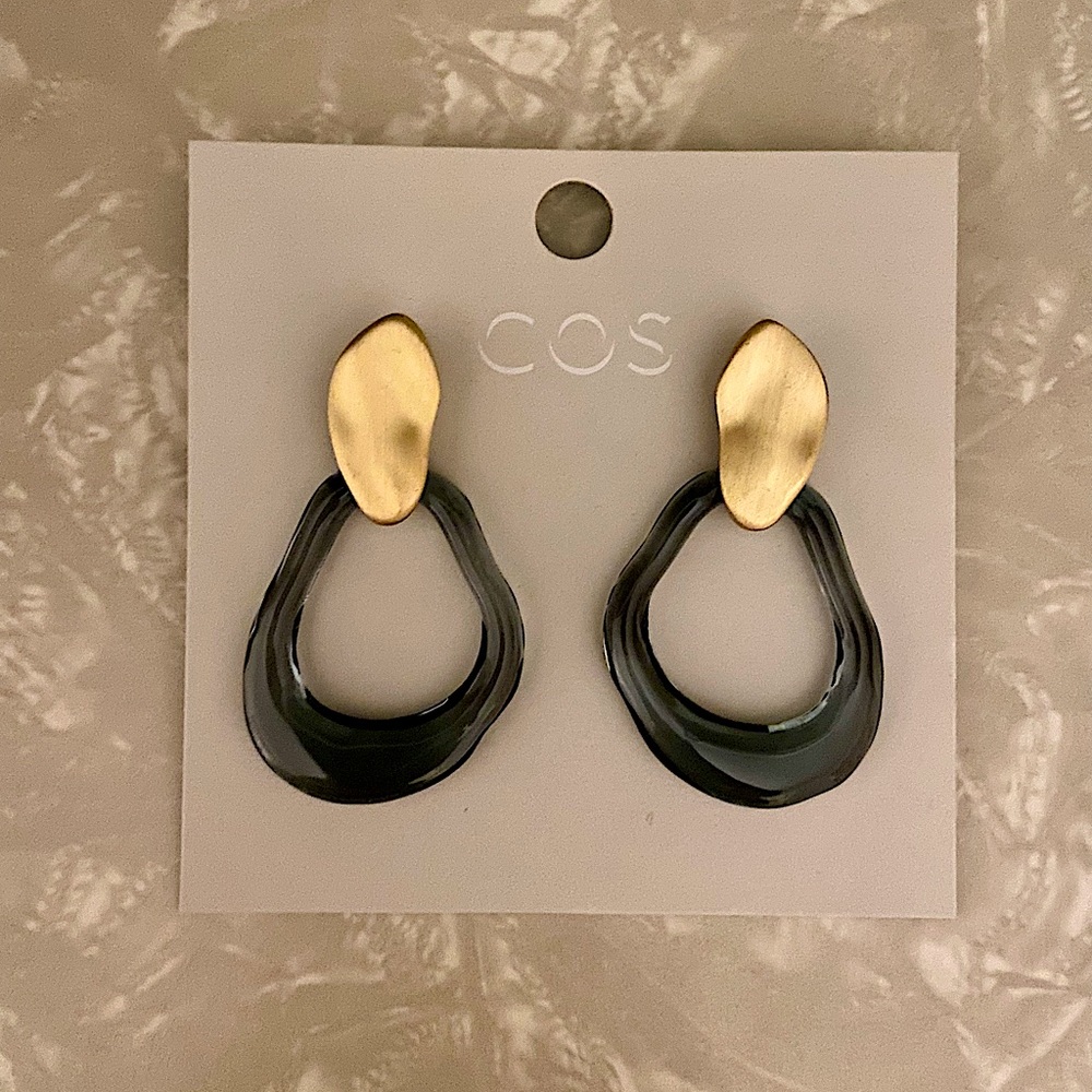 COS GLASS EARRINGS